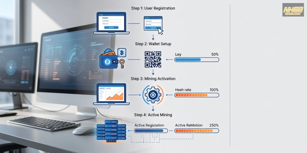 Các bước đăng ký và sử dụng hướng dẫn đào bitcoin nh88 từ A đến Z chi tiết