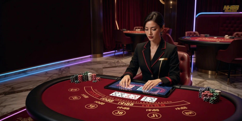 Giới thiệu tổng quan về live casino online nh88 với dealer thực tế và giao diện hiện đại
